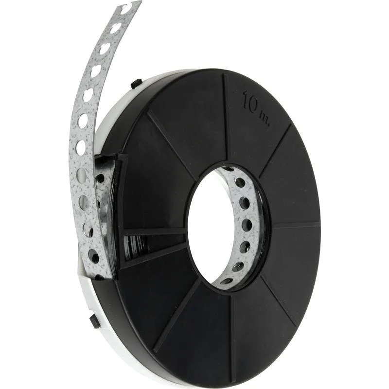Geperforeerd band 12x0.8mm, rol van 10 meter.