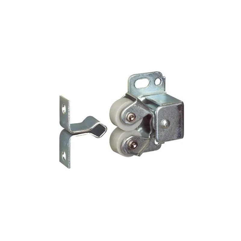 Mechanische geruisloze rolsluiting, clip met slag, 32x29x16, 2 stuks