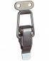 Krukbediend slot met haak zonder hangslothouder, 60x1.3mm, gegalvaniseerd staal.
