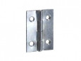 Rechthoekig scharnier met 2 mm gaten, B18 H25 mm, 4 stuks