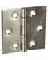 Vierkant scharnier met gaten van 3 mm, B60 H60, 2 stuks