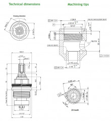 Testa a ribalta, 15x21, per mixer