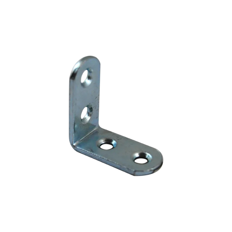 Stoelbeugel met ronde uiteinden, 30x30x15 mm, gegalvaniseerd staal