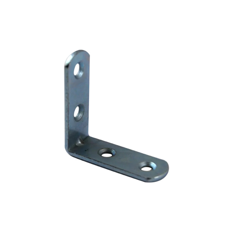 Stoelbeugel met rond uiteinde, 40x40x15 mm, gegalvaniseerd staal