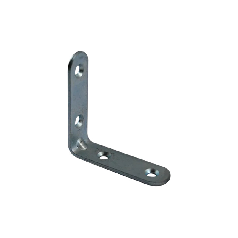 Stoelbeugel met rond uiteinde, 50x50x15 mm, gegalvaniseerd staal