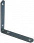Stoelbeugel met rond uiteinde, 100x100x15 mm, gegalvaniseerd staal