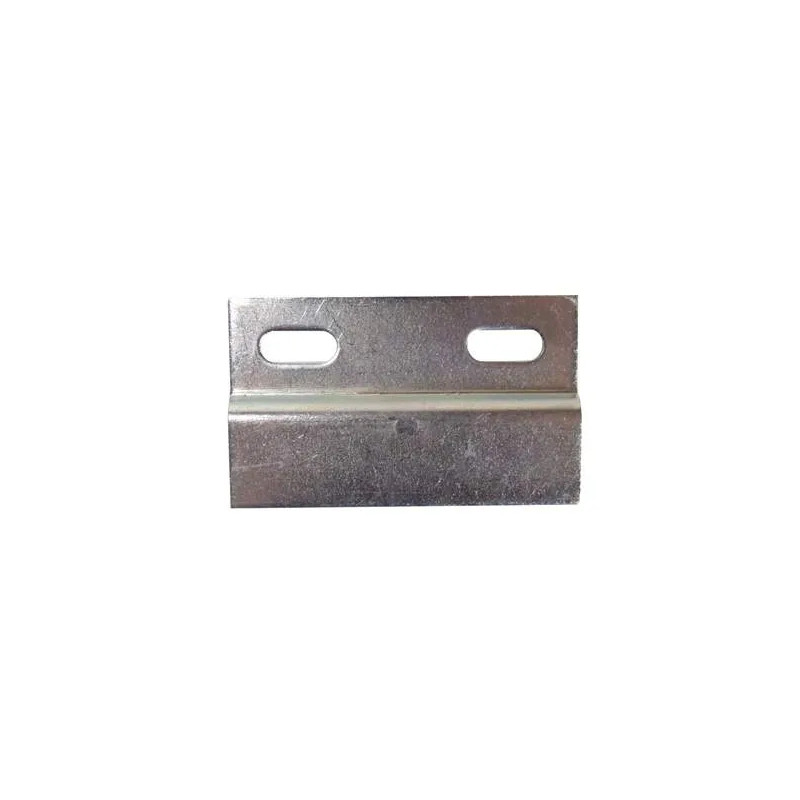 Z-profiel ophangbeugel, gaten op 45 mm hartafstand, L76xH47xP6.5mm, 2 stuks.