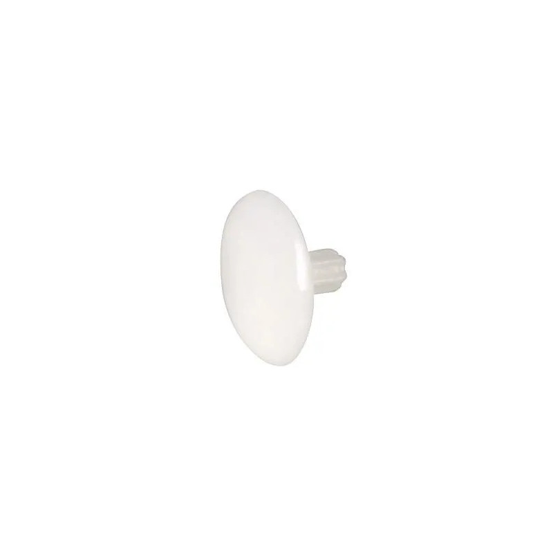 Schroefdoppen voor HC4 Allen No.4 montageschroeven D.12mm, wit PVC, 14 stuks.