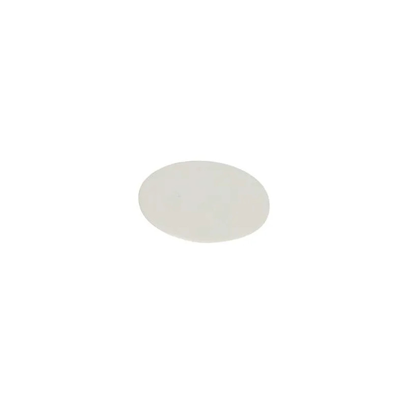 Zelfklevende schroefdeksels D.19mm wit plastic, 9 stuks.