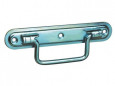 St Etienne handvat op opschroefbare plaat, gegalvaniseerd staal, L160xH15mm.