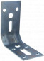 Afgeknotte hoek met vierkante eindversterking, opbouwmontage, 70x70x35 mm.