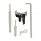 Vandalismebestendige drukknop 3 tot 6 liter, voor Dual-Flush toiletten