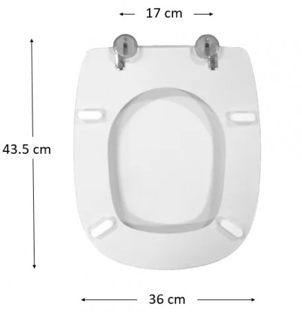 WC-Sitz SELLES Giro, weiß