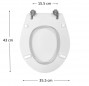 GEBERIT VERKOOP Sully en Bastia toiletzitting, wit, ultrabestendig