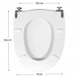 Tapa de WC SELLES Antibes, blanca Tapa de WC SELLES Antibes, blanca