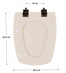 WC-Sitz SELLES Cheverny, opaline