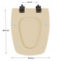 Toiletzitting VERKOOP Cheverny, Bahama's beige