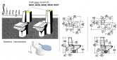 Toilet seat for wall-hung toilet SELLES Shanga, white Toilet seat for wall-hung toilet SELLES Shanga, white