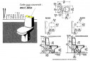 Toiletzitting SELLES Versailles, wit