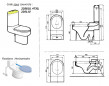 Toiletzitting ALLIA Courrège, wit