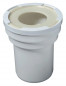 Rechte WC-mof, diameter 100m, 160mm lang