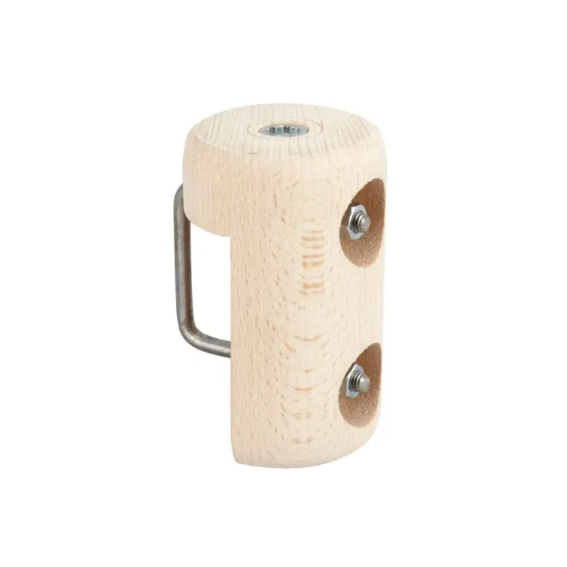 Adapter lattenbodem onbehandeld beuken, D 55 mm, H 95 mm