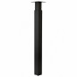 Square table leg, bar and countertop ZOOM adjustable in black epoxy steel