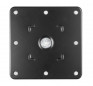Square table leg, bar and countertop ZOOM adjustable in black epoxy steel
