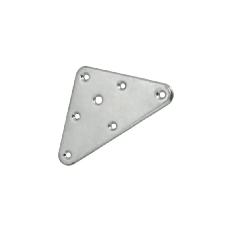 Montageplaat voor meubelpoot M8, B. 90 x D. 90 x 120 mm