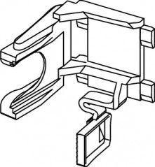 O-ring for flushing bell basket for TECEstand