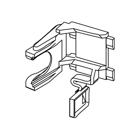 Support de robinet flotteur TECE pour réservoir Uni (27 mm, M 30, à partir de 2020)
