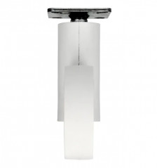 Lenkrolle rotola weiß, 47x47 mm, D. 65 x H.109 mm, Achsabstand 35x35mm