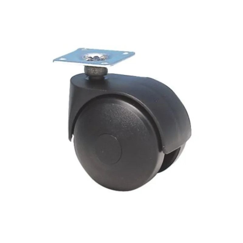 TWINY-wiel met zwenkvoet 40 mm diameter, 56 mm hoog
