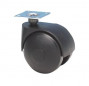 TWINY-wiel met zwenkvoet 40 mm diameter, 56 mm hoog