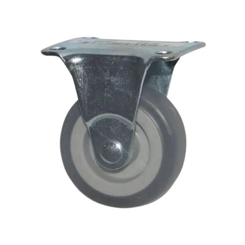 MINIROL zwenkwiel D. 50 mm met vaste voet, hoogte 62 mm