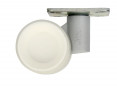 40 mm diameter SKATE zwenkwiel met draaivoet, 50 mm hoog