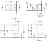 Tapa de WC DURAVIT D Code, blanco. Tapa de WC DURAVIT D Code, blanco.