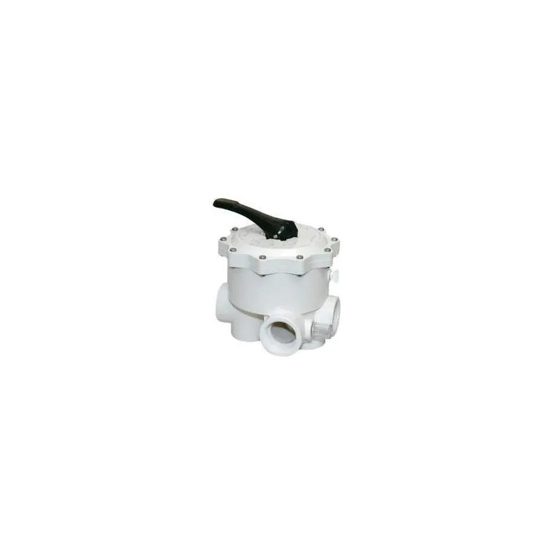 6-weg klep SM-10/3 voor LACRON filter, 1"1/2 getapte poorten.