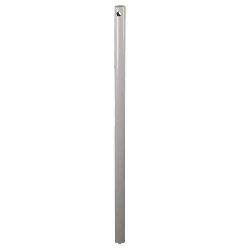 Rolluikzwengel D. 12 mm in wit staal met polyester coating, L. 1200 mm