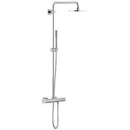 Columna de ducha combinada + mezclador termostático Rainshower System - Grohe - Référence fabricant : 27032001