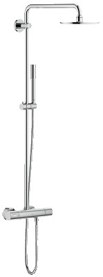 Combined shower column + Rainshower thermostatic mixer System