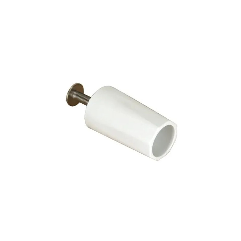 Stop voor alle soorten rolluikkegels D.22mm, L.40mm met M6x20mm schroef