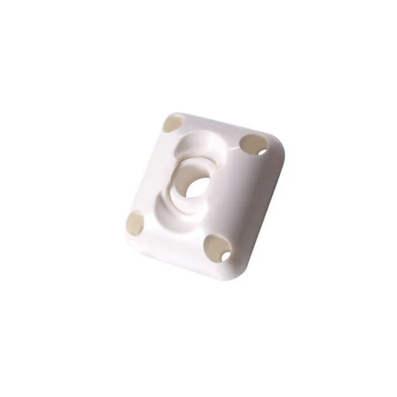 Kogelgeleider voor rolluiken, voor staaf met diameter 12 mm, wit kunststof