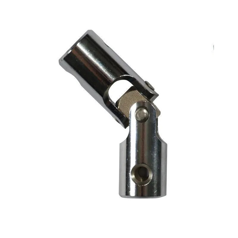 Rolluik knevelscharnier, voor 10 mm zeskantstang en 12 mm stang, verchroomd staal