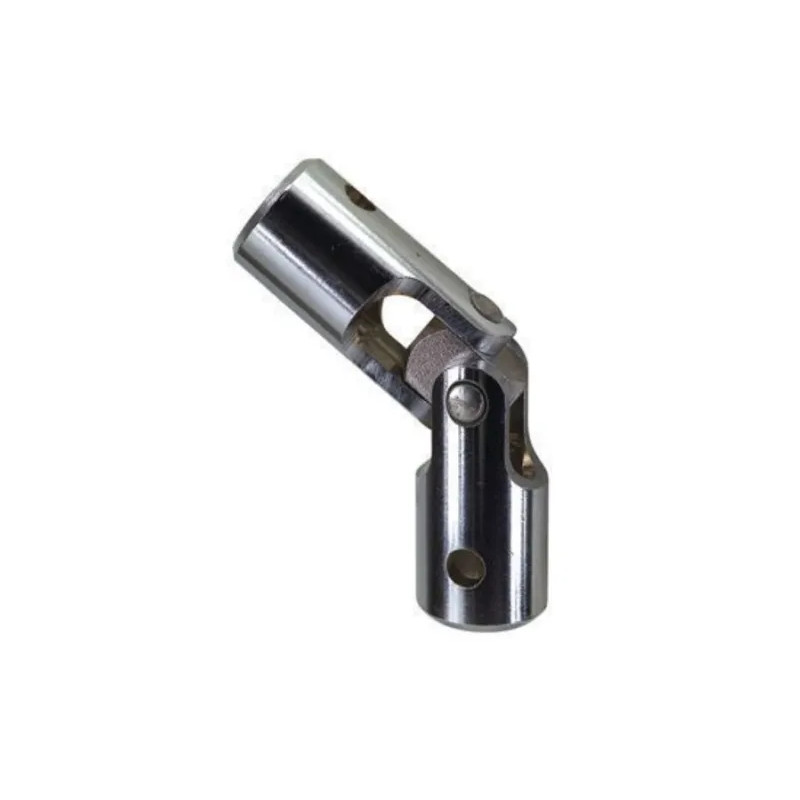 Rolluik knevelscharnier, voor 10 mm zeskantstang en 10 mm zeskantstang, verchroomd staal