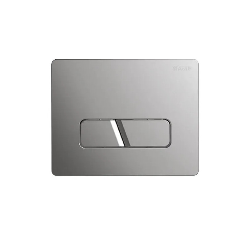 CUT bedieningsplaat, mat chroom INGENIO SIAMP