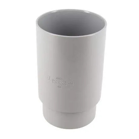 Manicotto femmina, femmina per pluviale diametro 80 grigio