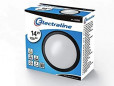 Ronde LED patrijspoort 14W , 4000K, 1000 LM , afmetingen 200X200X100, kleur zwart