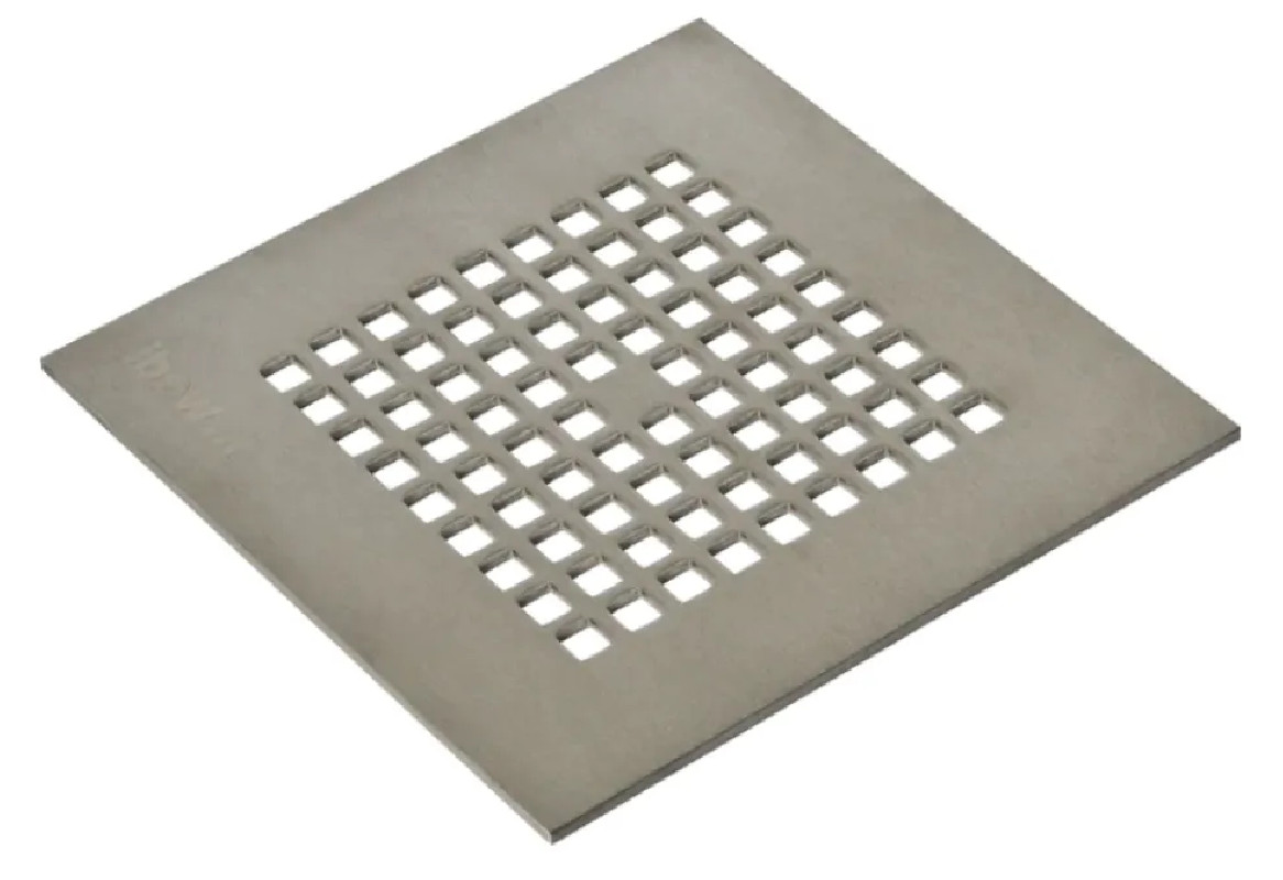 Vierkant roestvrijstalen douchescherm, 132 x 132 mm, voor WEDI FUNDO PLANO