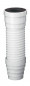 Uitschuifbare flexibele buis 400 mm max. diameter 110, 100, 93, 90